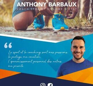 Anthony Barbaux | Coach Sportif